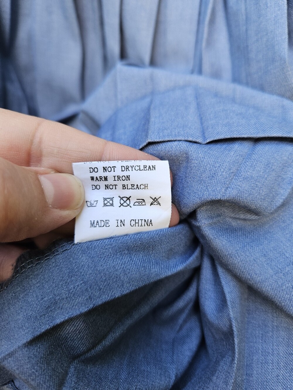 Petit Clair blue pleated elastic waist skirt size 12 - Picture 5 of 5